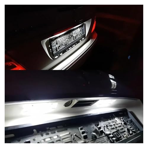 Luz de matrícula para Chrysler Crossfire 2003-2007 pack de 2 lámparas traseras 5