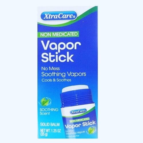 Xtra Care Non-Medicated Vapor Stick, Solid Balm 1.25oz Soothing Vapors (Pack of 1)