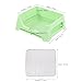 Haofy Dog Potty Tray Dog Training Toilet Indoor Dog Litter Box with Stainless Steel Grid for Small Medium Dogs Easy to Clean Hang on Wall (Light Green)