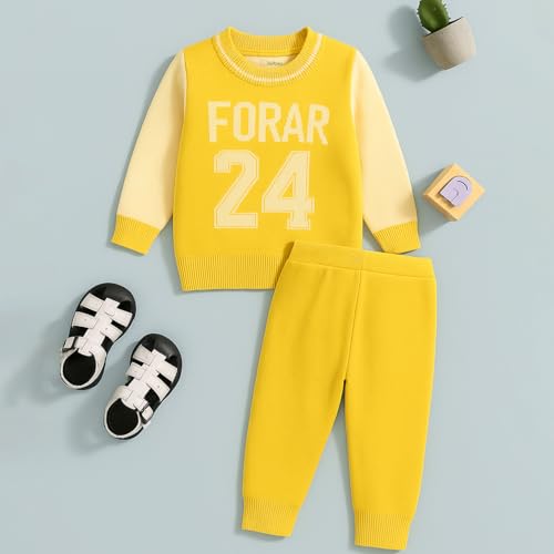 Image of Kidbea Premium Organic Cotton Winter Knitwear Set for Baby Boys | Soft Warm Pullover Sweater & Pant | Classy Comfort Outfit for Infants kids