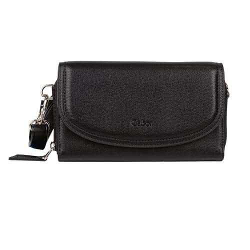 Accessoire de voyage portefeuille femmes Gabor Sadie XL noir grand format rigide