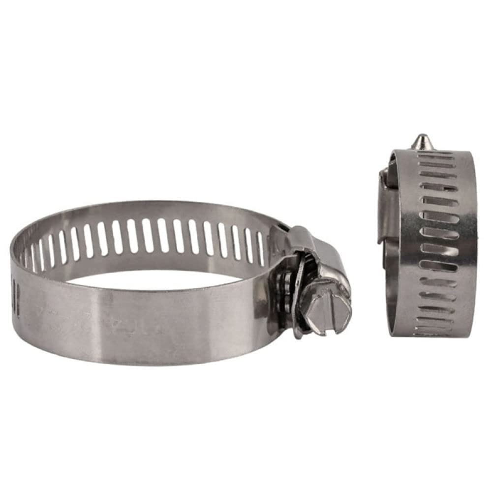 30 Pezzi Fascette Stringitubo, Fascette Regolabile 6-51mm Acciaio Inossidabile, Fascetta - Foto 4