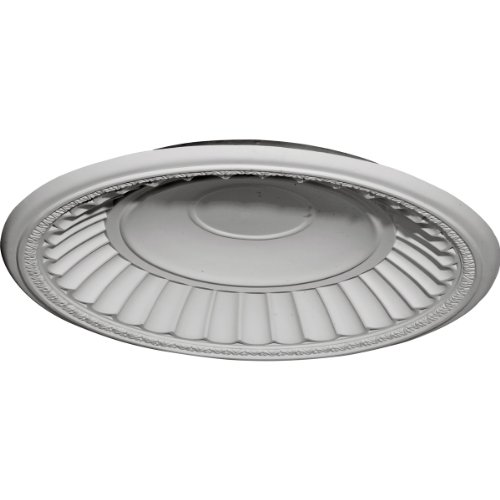 Get Special Price Ekena Millwork DOME26DU Dublin Recessed Mount (24 1/2"Diameter x 3 1/4"D Rough Opening) Ceiling Domes, 26 7/8"OD x 25"ID x 3 7/8"D , Primed