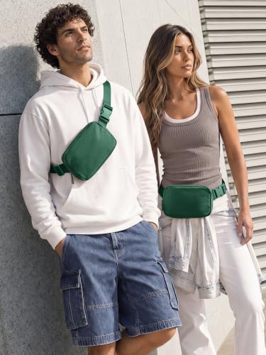 Image of ODODOS Unisex Mini Belt Bag with Adjustable Strap Small Fanny Pack for Workout Running Traveling Hiking, Forest