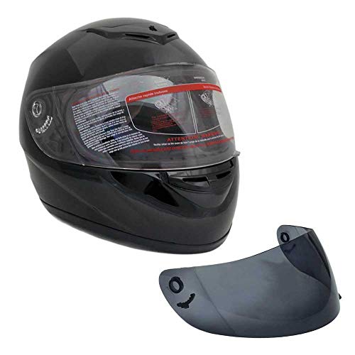 MMG 22 Motorcycle Full Face Helmet DOT Street Legal. Includes 2 Visors Comes