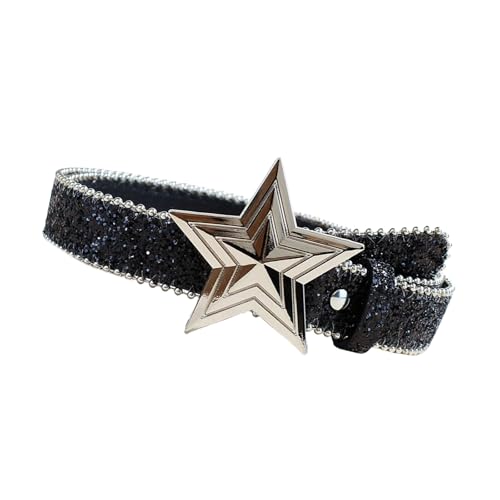 Glittering Sequined Belt BlingBling Bead Trim Waist Belt Fashion Pants Belt Casual Wear Western Waiststrap For Shorts