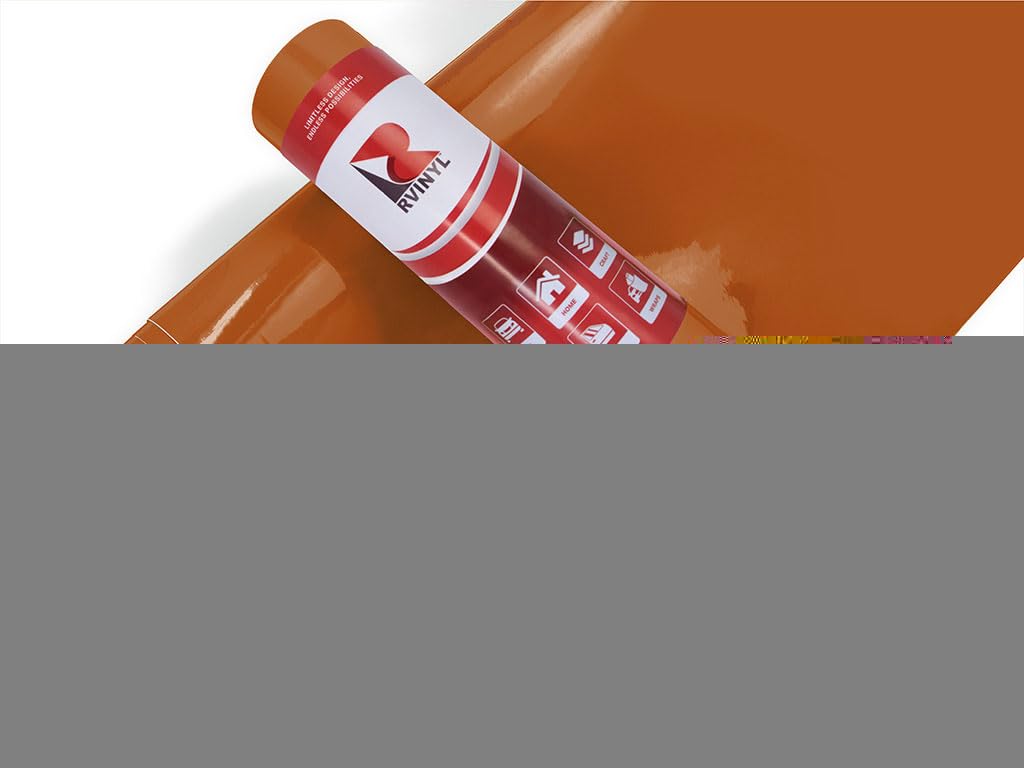 Rvinyl Avery Dennison HP750 Terra Cotta 960 - Premium Graphic Vinyl Film - 12" x 5ft - Opaque High Gloss Finish Sheet for Decals, Stickers and Signs