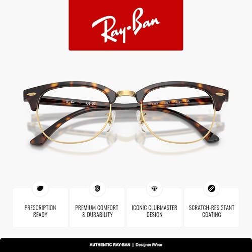 Image of Ray-Ban RX5154 Clubmaster Square Eyeglasses for Men for Women