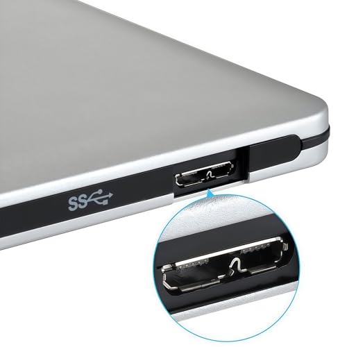 Grabadora externa BluRay USB 3.0 portátil para laptops miniatura 4