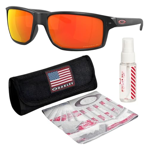 Image of Oakley GIBSTON OO9449 Rectangle Shape Sunglasses With Official Eyewear Kit | Men's Sunglasses