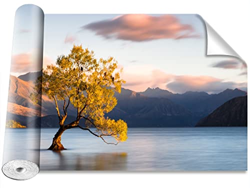Papier peint protection lac Tulup 312x219cm pour masquer un mur abîmé - 2