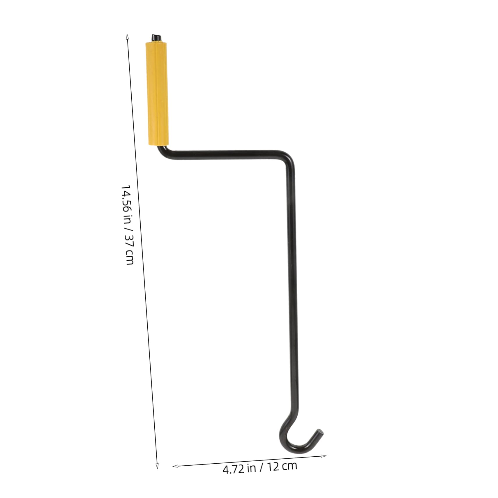 FUNOMOCYA Car Automotive Jack Handle Replacement Comfort Grip Handle Crank Hook Easy Mounting for Tire Lifting Random Color