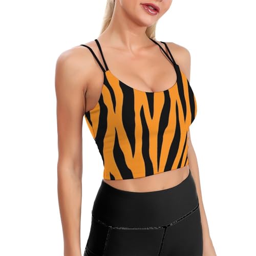 Women's Soft No Wire Yoga Tank Top Quick Dry Sports Bras with Chest Pad