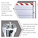 Aluminum Flood Barriers 20cm 40cm 60cm 80cm, Heavy Duty Aluminum Temporary Dams for Flood Prevention, Industrial Heavy Duty Flood Defence Dams with Threshold Kit(140x60cm)