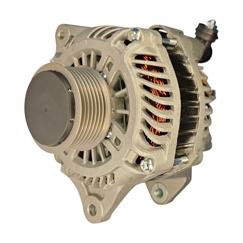 TANGX Car Alternator 12V 130A MTA13011 for Nissan Navara D40 & Pathfinder R51 – 2.5L YD25DDTi / 3.0L V6 Diesel – Replacement for 65-6659, MXA2046, 23100-EB315