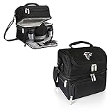 PICNIC TIME Black Atlanta Falcons Pranzo Lunch Tote