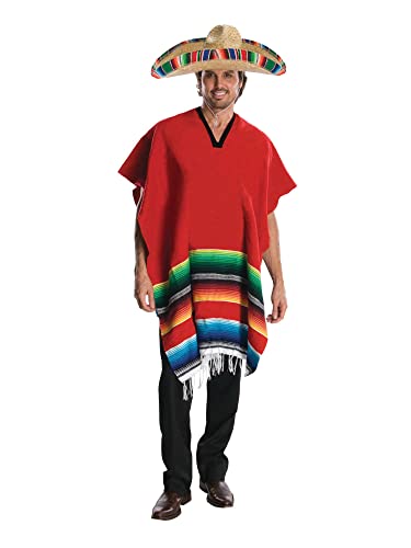 Bristol Novelty Af129 Poncho, da Uomo, Multicolore Halloween, Carnevale