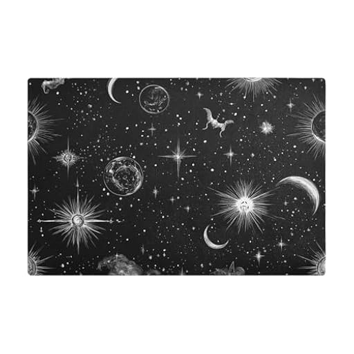 Tapete de café gótico negro de tarot astrología para encimera de cocina, tapetes absorbentes de cuero para cafetera y bar | Ya disponible en tu tienda friki favorita! En mundofriki.es! Tapete de café gótico negro de tarot astrología para encimera de cocina, tapetes absorbentes de cuero para cafetera y bar | Ya disponible en tu tienda friki favorita! En mundofriki.es!