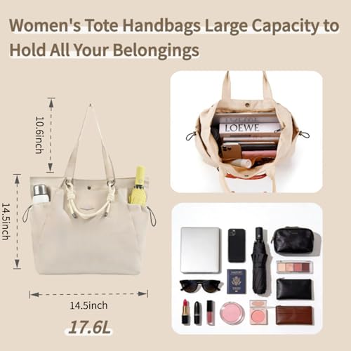 Bolso Tote para Mujer Ligero de Nylon 17.6L miniatura 2