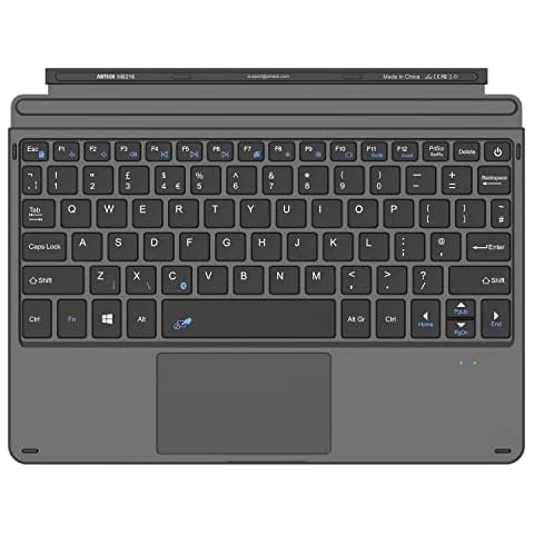 Arteck Microsoft Surface Go Type Cover, Ultra-Slim Portable Bluetooth Wireless Keyboard with Touchpad for Surface Go 3 (2021), Surface Go 2 (2020) and Surface Go Built-in Rechargeable Battery Cover