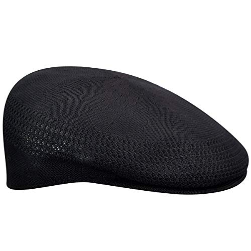 Kangol Tropic 504 Ventair Ivy Cap For Men And Women, Flat Cap, Small, Black #TOP1