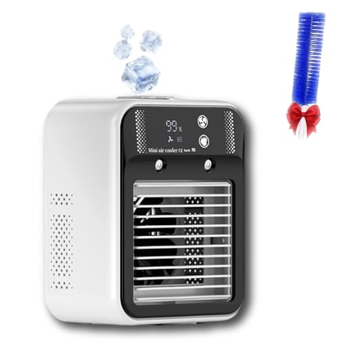 2025 Mobile Klimaanlage 3.0 Pro, 500ml Wassertank, 2 Windmodi, 2 Nebelfunktionen, Geeignet für Schlafzimmer, Büro und Küche (1-A)