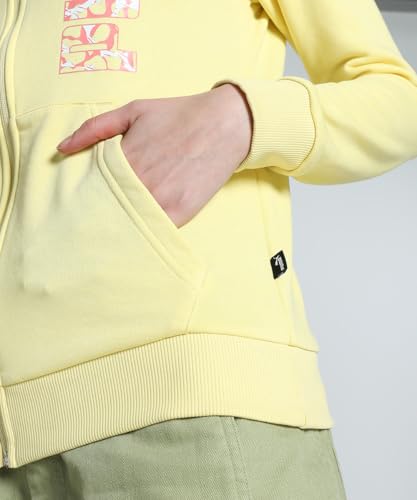 Image of Puma Women Cotton Hooded Neck Sweatshirt