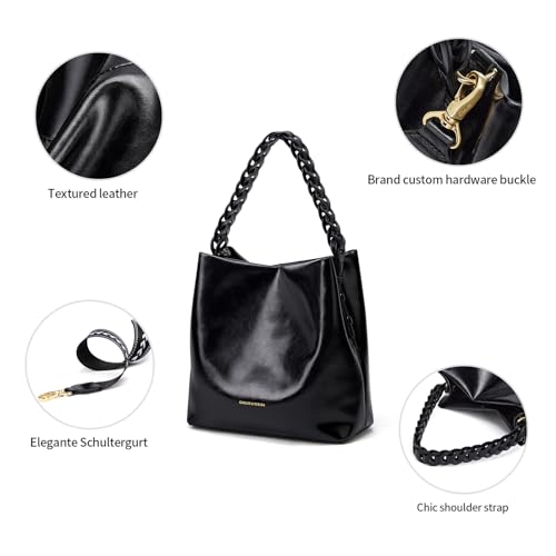 Bolso Hobo para Mujer Cnoles de Cuero miniatura 5