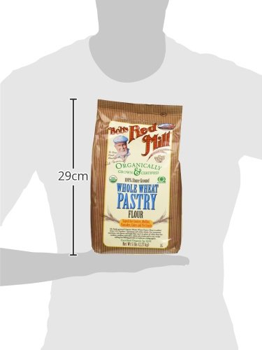 Bob's Red Mill, Organic Pastry Flour, Whole Wheat, 5 Lb #TOP7