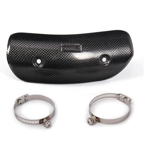 Protector térmico escape motocicleta antiescaldaduras para silenciador universal