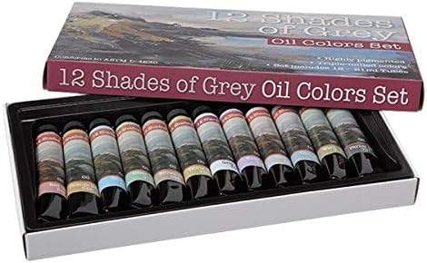 Artist Oil Colors Set of 12, 21ml Tubes, Assorted Colors image 5