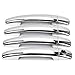 Dreamseek 8 pcs Door Handle Cover for Peugeot 207 308 407 408 3008 C4 C6 2004-2015 Exterior ABS Molding Protector Chrome Trim