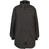 didriksons 1913 damen regenjacke material: Polyester Didriksons 1913 Damen Leicht Stepp Parka Gabbi Black L/XL