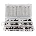 Velleman HAS02 Metric Nitrile O-Ring Assortment, 1 Grade to 12 Grade (Pack of 225)