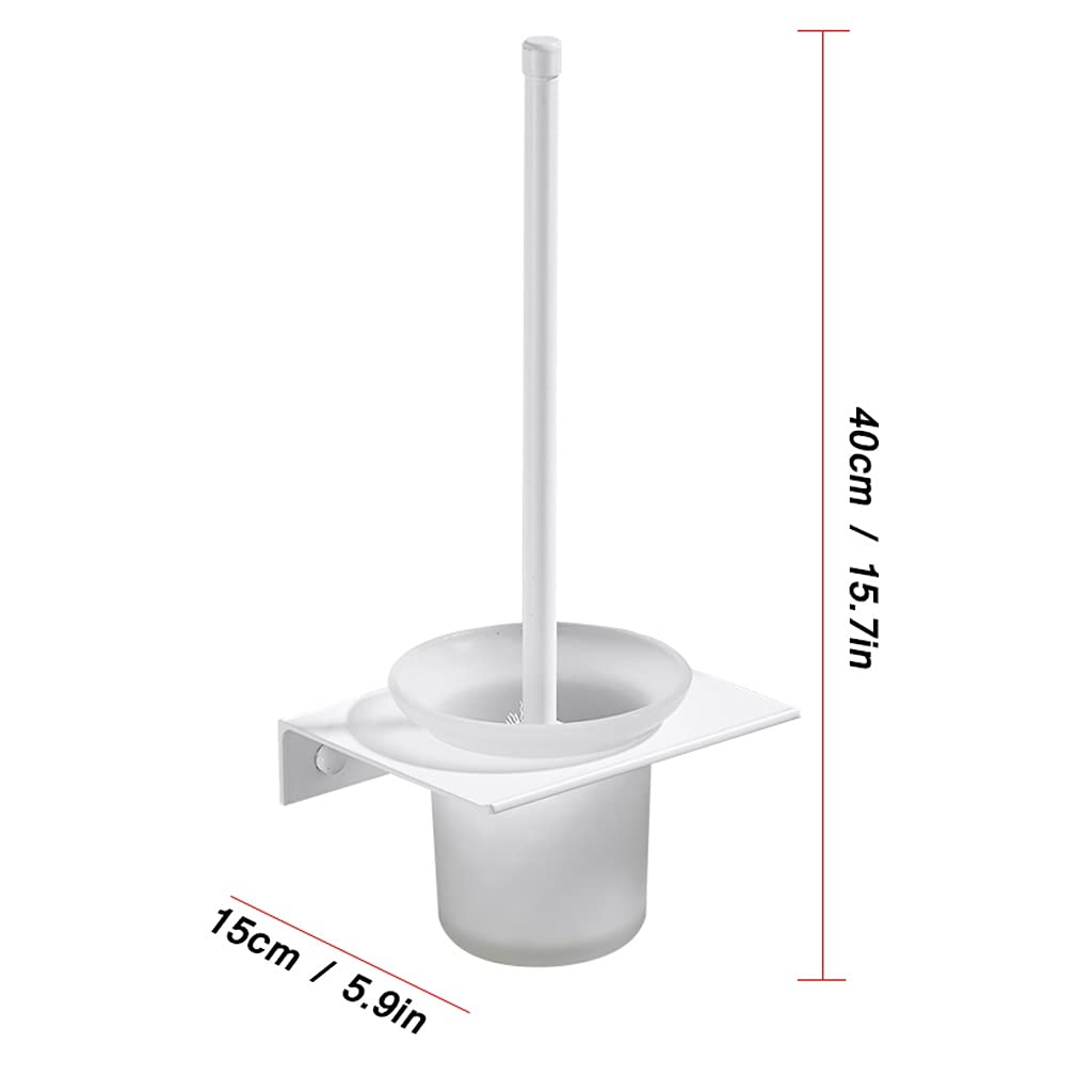 Pennello per il bagno Brush Holder Holder Household Weol-montato a muro Block Brush Brush Bathroom Manico lungo Lavagna di pulizia della toilette Spazzola moderna Pennelli di pulizia creativa Set Tito