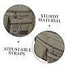 VICASKY Canvas Messenger Bag Large Crossbody Tote for Men Women Vintage Style with Multiple Pockets Straps Durable Canvas for School Work Travel and Daily Use #2