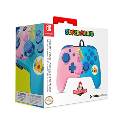 Pdp Switch Rematch Filaire Manette Peach Licence Officiel By Nintendo - Customizable Buttons, Sticks, Triggers, And Paddles - Ergonomic Manettes