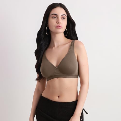 Image of WACOAL Women's Basics Essentials|Non-Padded|Non-Wired|Full Cup|Everyday Wear|Cotton Blend|T-Shirt Bra