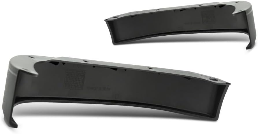 KarParts360 for Chevy Camaro 2016-2022 Convertible/Coupe Bumper Moldings Driver and Passenger Side | Pair Front | Plastic | Textured Black | Lower Air Deflector | Replacement for GM1046117, GM1047117