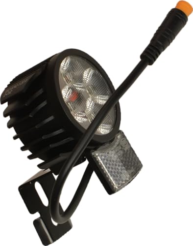 Phare LED trottinette compatible Smartgyro 30-72V avec sonnette intégre