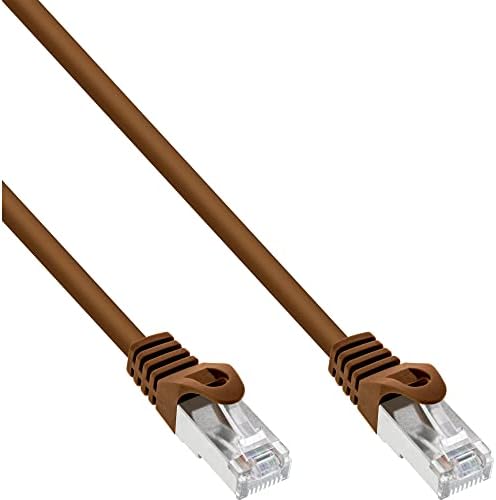 InLine 72500K Patch Cable SF/UTP Cat.5e RJ-45 10 m Brown