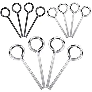 Standard Dogging Key with Full Loop 5/32,1/8 Inch, 7/32 Inch Allen Wrench Door Key Steel Hex Key Set for Push Bar Panic Exit Device, 12 Pieces