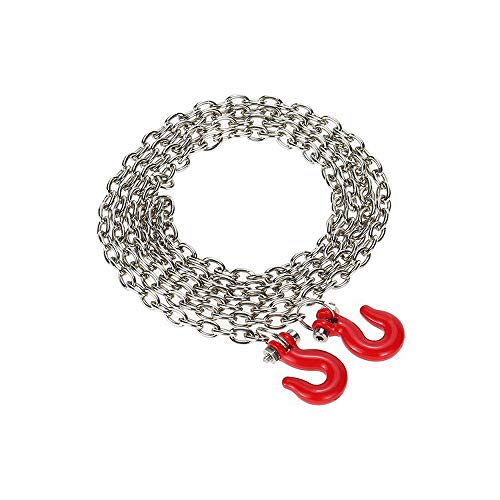 Tow Chain With Trailer Hook For Rc Car Accessories Parts For Axial Scx10,Txr4,D90. #TOP2