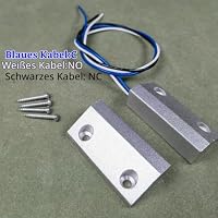 Gebildet Rolltürkontakt, Magnetischer Reedschalter-Alarm mit 3Drähten für N.O./N.C. Anwendungen MC-56 – Ansicht 2