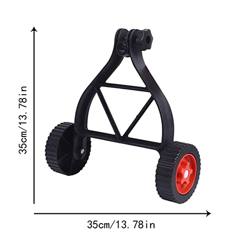Weeder Wacker Wheels, Lawn Mower Wheels, Trimmer Support Wheels, Auxiliary Walk Straight Wheels Weeder Eater Accessories for Electric Brushcutter, String Trimmers