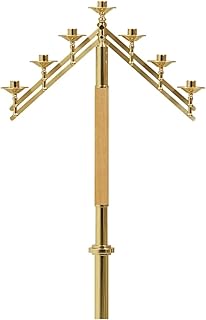 Church Floor Candelabra with Adjustable Arms