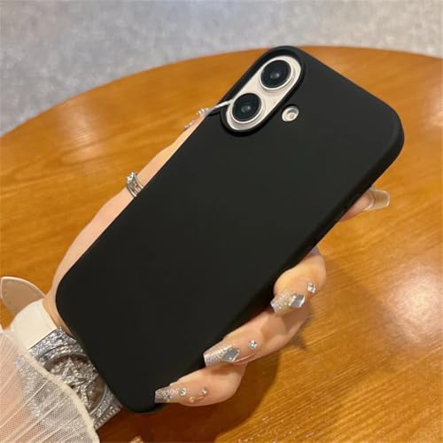 RNOZX iPhone 14 Pro Max�p�V���R���P�[�X �X�N���[���v���e�N�^�[ �ϏՌ��t�̃V���R���ی�d�b�w�ʃJ�o�[�iiPhone 14 Pro Max�p/�u���b�N�j