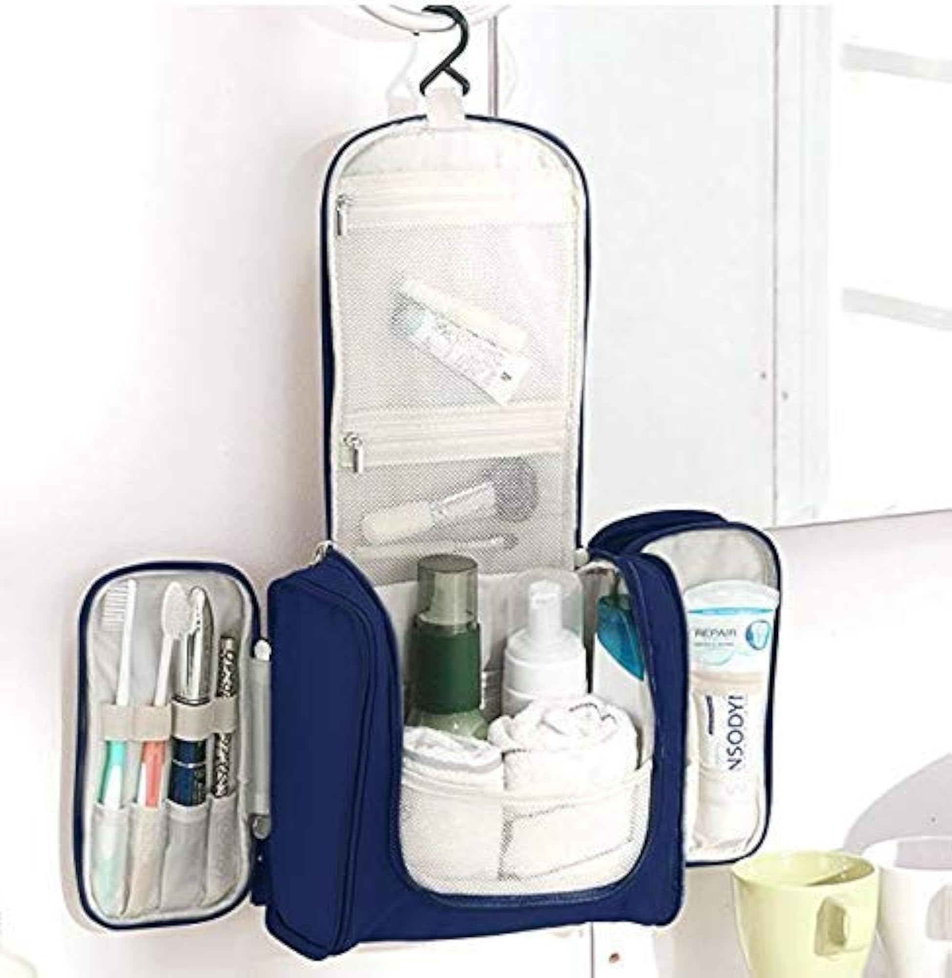 Cosmetic Organizer Case, Waterproof Makeup Pouch