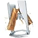 FORSTIX® Standholzspalter – Holzspalter manuell stehend | Offenes Seiten-Design | 6 mm Stahl | 11 kg | Kamin- & Feuerholz bis Ø 22 cm