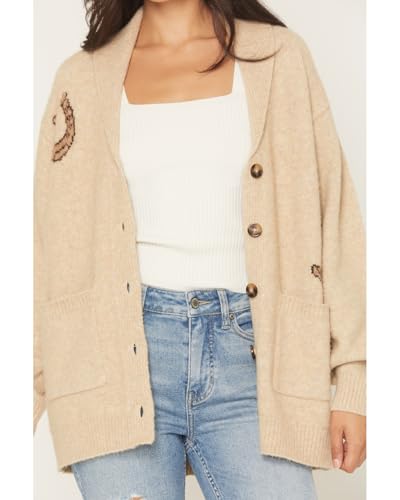 Idyllwind Women's Sparhorse Cardigan Sweater - IWFA25SW43-KHK X- US Khaki3